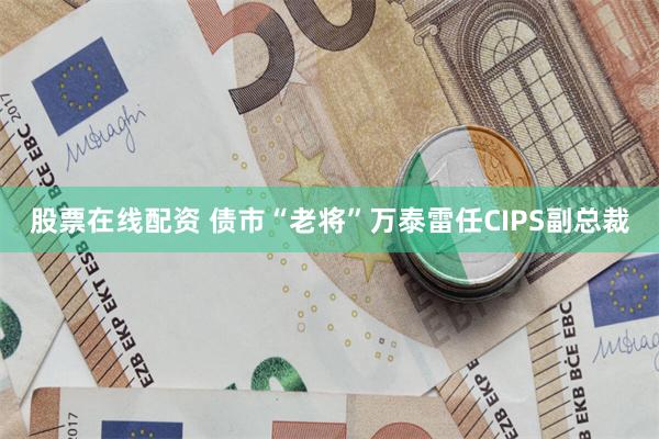 股票在线配资 债市“老将”万泰雷任CIPS副总裁