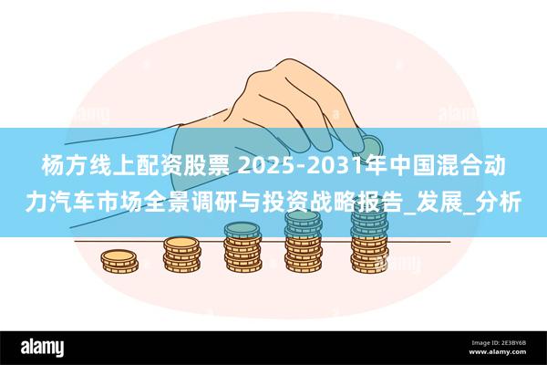 杨方线上配资股票 2025-2031年中国混合动力汽车市场全景调研与投资战略报告_发展_分析