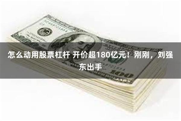怎么动用股票杠杆 开价超180亿元！刚刚，刘强东出手